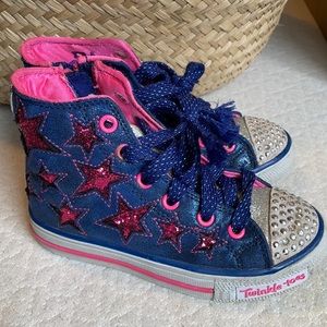 Twinkle toes girls high tops size 11